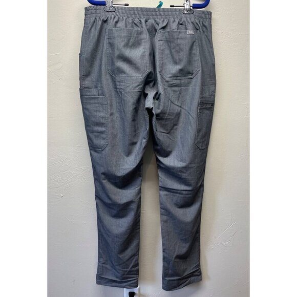 FIGS Yola Skinny Scrub Pants Graphite Gray Womens Large Tall TW2000T Nurse - Picture 7 of 8